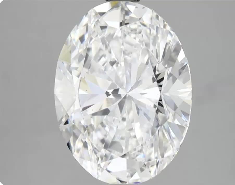 3.13ct Oval D VS2 Lab-Grown Diamond