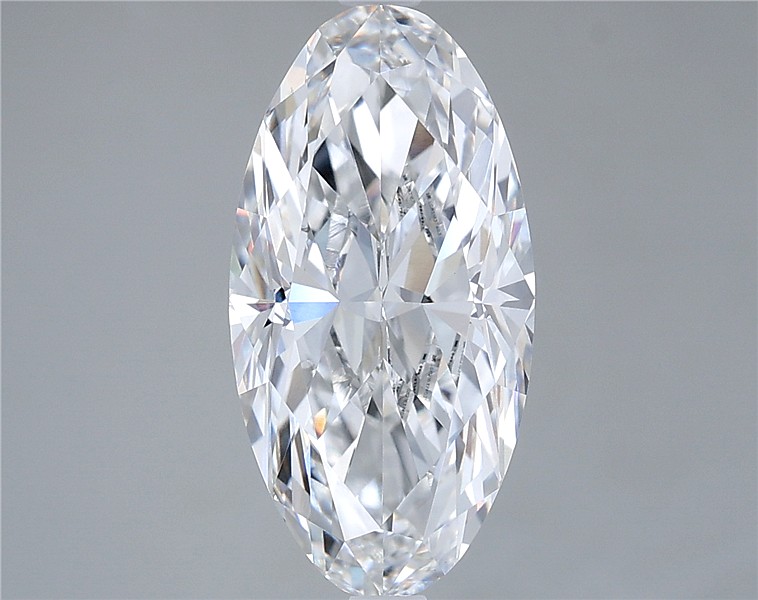 3.08ct Moval D VVS2 Lab-Grown Diamond