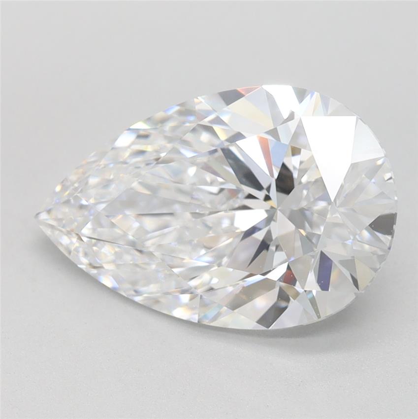 3.08ct Pear D FL Lab-Grown Diamond