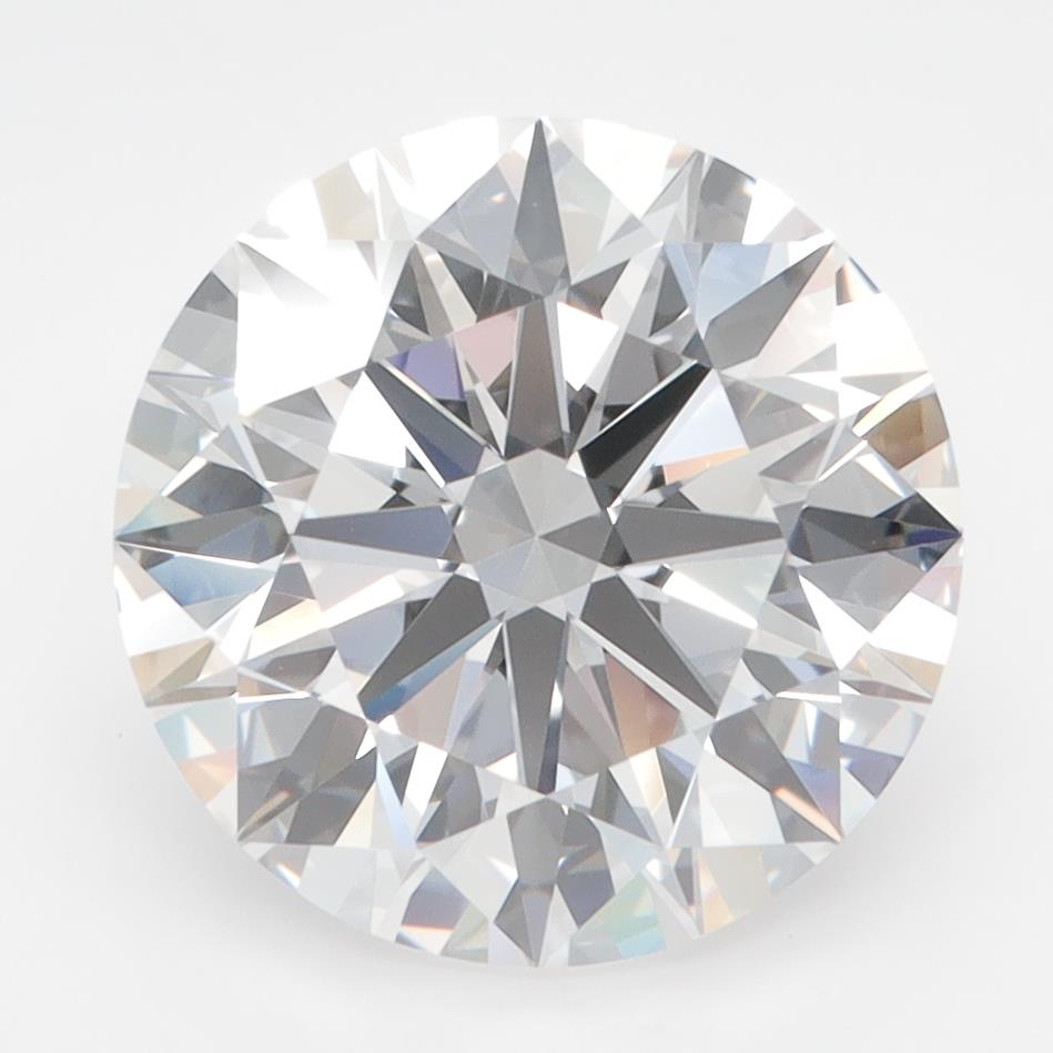 3.08ct Round D IF Lab-Grown Diamond