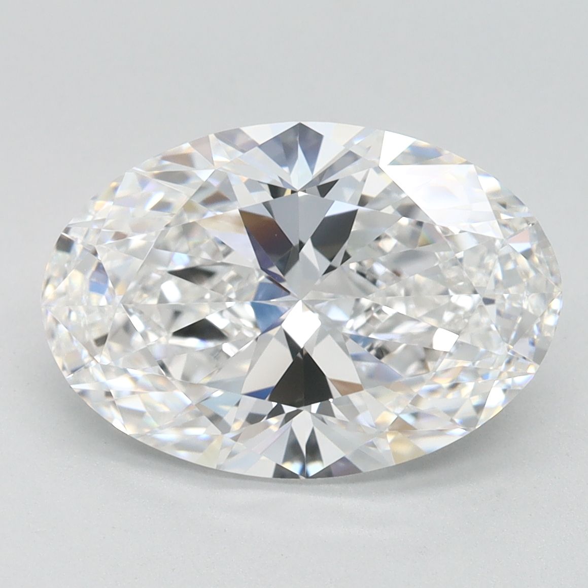 3.14ct Oval D VVS1 Lab-Grown Diamond