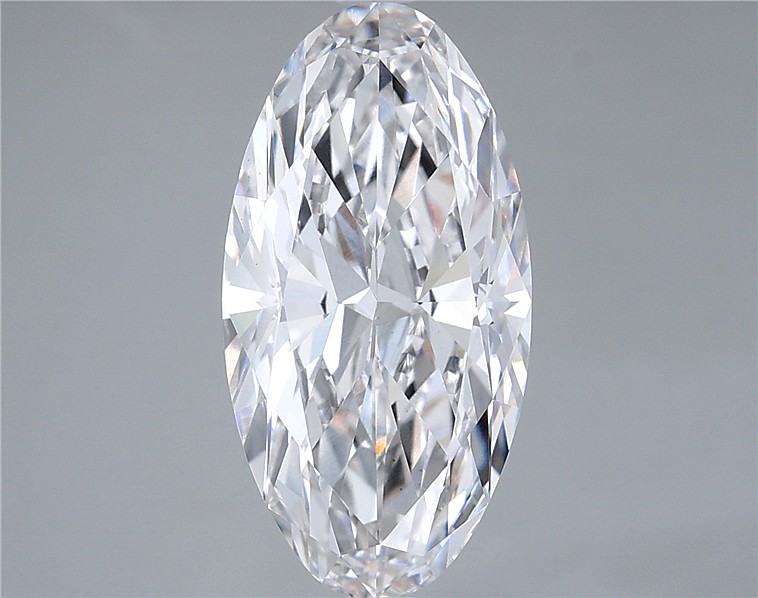 3.58ct Moval E VVS2 Lab-Grown Diamond