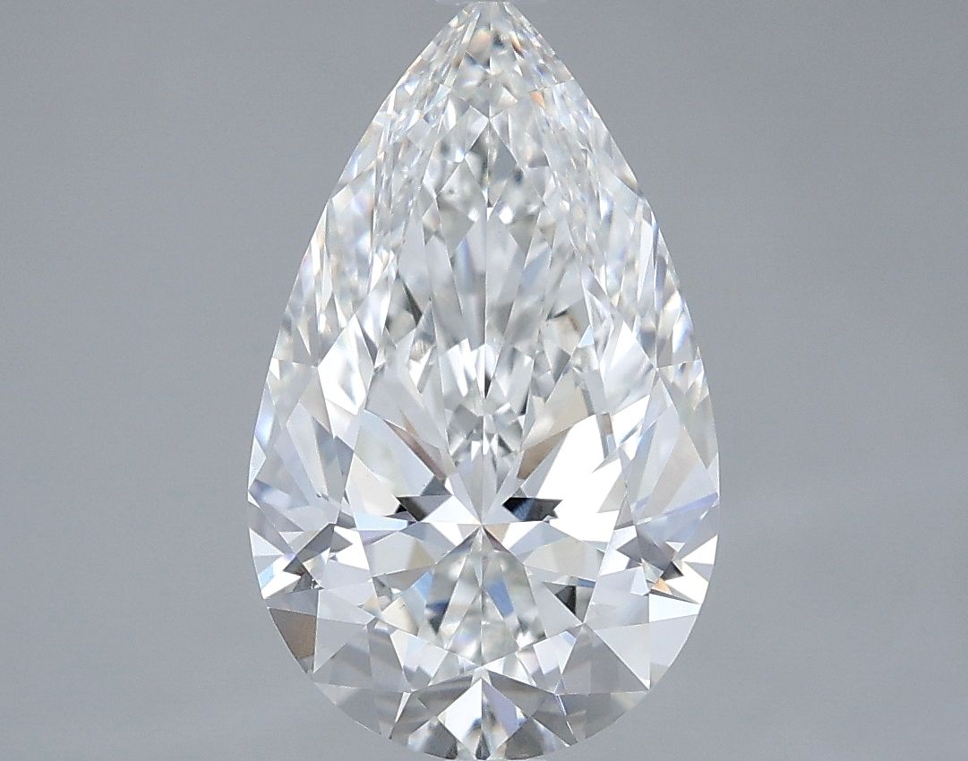 3.03ct Pear F VVS2 Lab-Grown Diamond