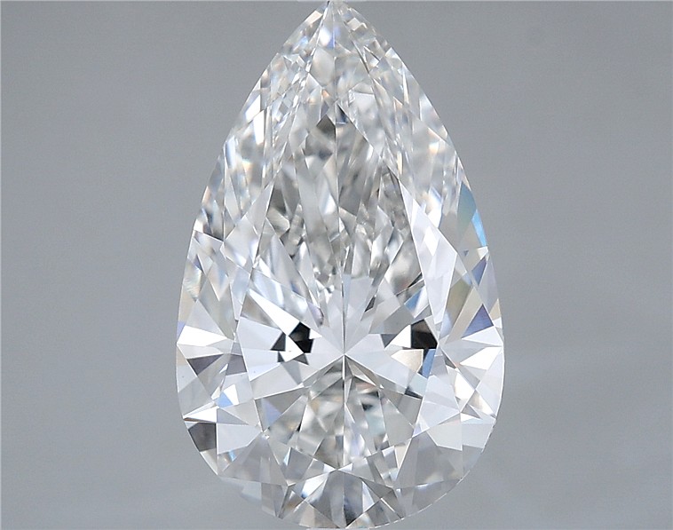4.07ct Pear F VVS2 Lab-Grown Diamond