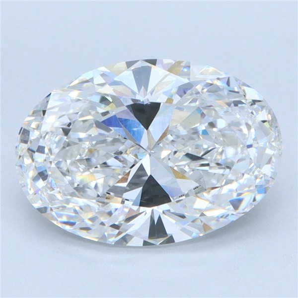 3ct Oval F VVS2 Lab-Grown Diamond