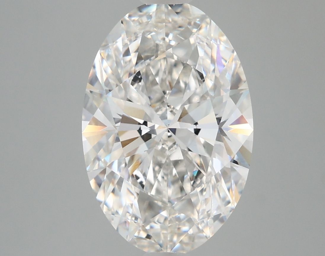 3.83ct Oval F VVS2 Lab-Grown Diamond