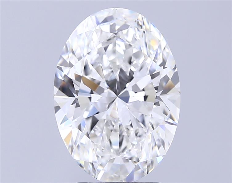 4ct Oval F VVS2 Lab-Grown Diamond