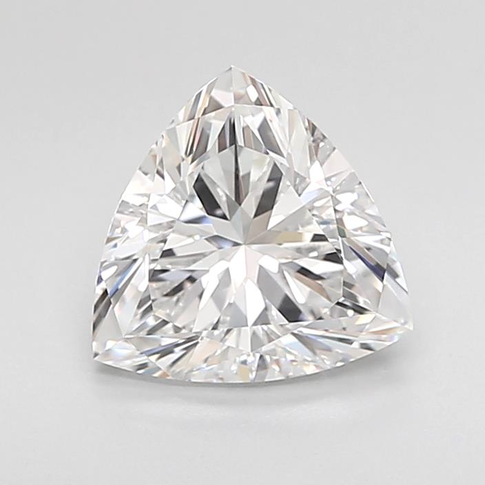 1.57ct Triangular D IF Lab-Grown Diamond