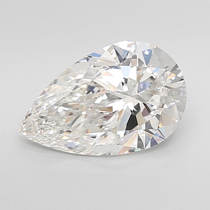 3.02ct Pear F VVS1 Lab-Grown Diamond