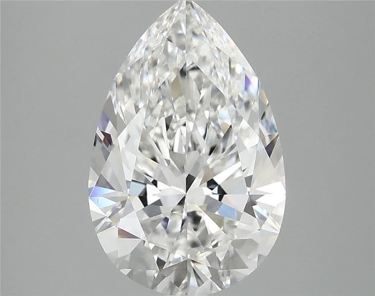 3ct Pear D VS2 Lab-Grown Diamond