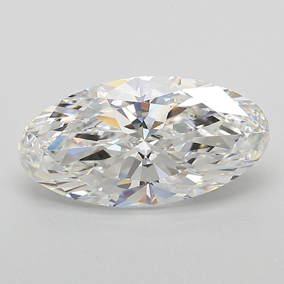 1.81ct Moval D VVS1 Lab-Grown Diamond