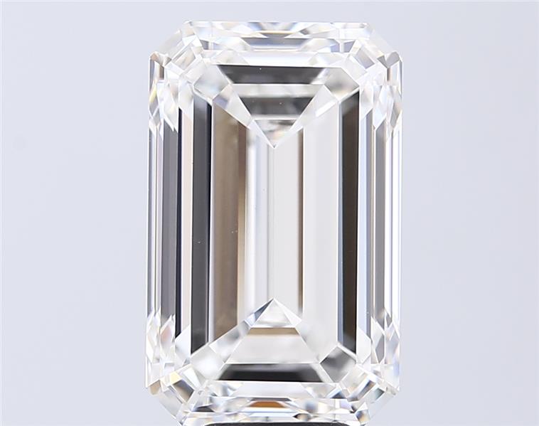 10.06 Carat EMERALD Shape E Colour VVS2 Clarity  Cut - White Lab Diamond - 2750789