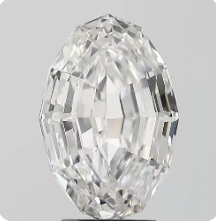 3.72ct Oval E VVS2 Lab-Grown Diamond