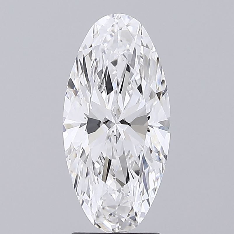 1.04ct Moval D VVS2 Lab-Grown Diamond