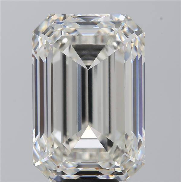 18.04 Carat EMERALD Shape F Colour VS1 Clarity  Cut - White Lab Diamond - 2787393