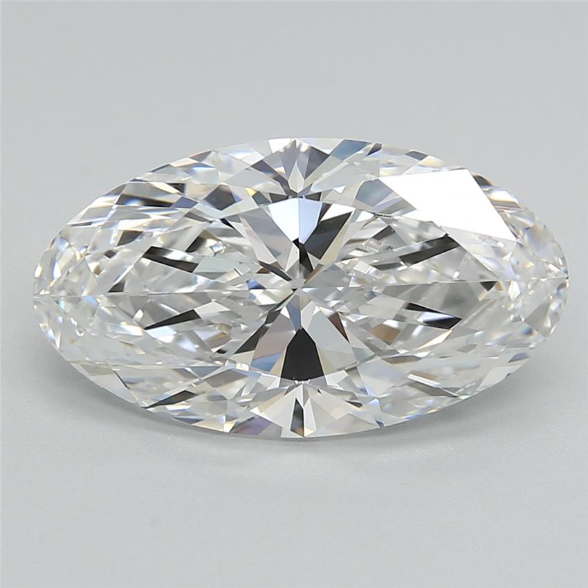 4.1ct Moval E VVS2 Lab-Grown Diamond