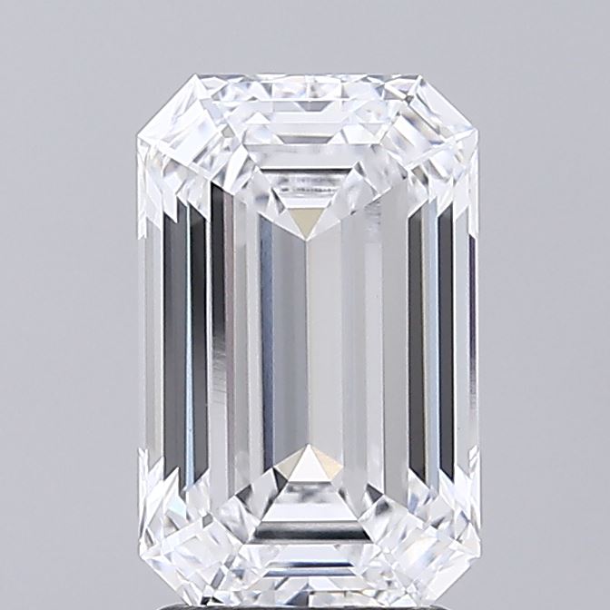 2.55ct Emerald D VVS2 Lab-Grown Diamond