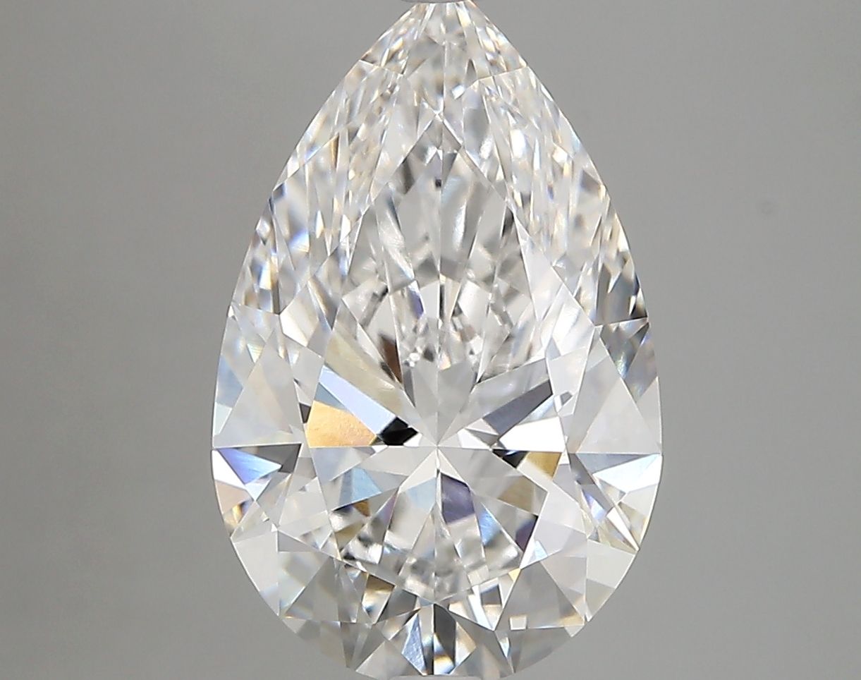 4.16ct Pear F IF Lab-Grown Diamond