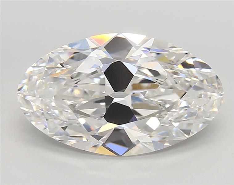 3.86ct Moval D VVS1 Lab-Grown Diamond
