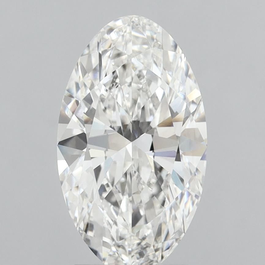 3.08ct Moval E VVS2 Lab-Grown Diamond