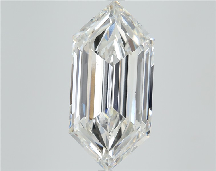 5.68ct Hexagonal F VS1 Lab-Grown Diamond