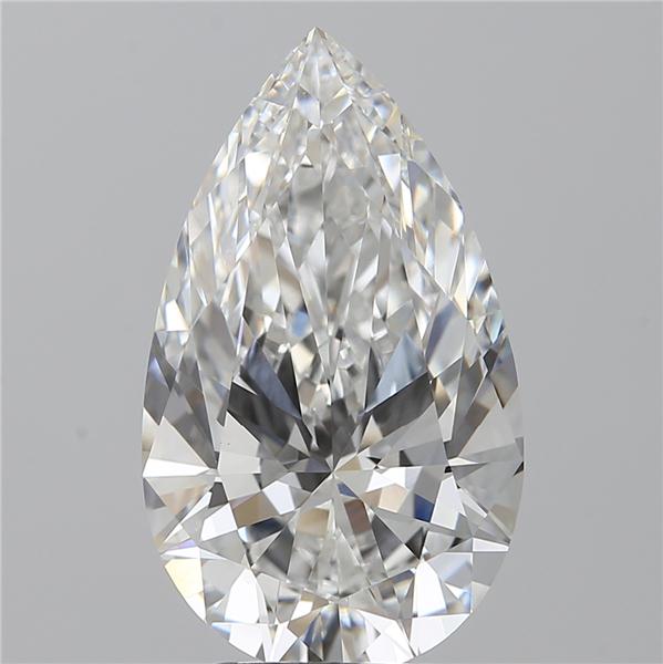 4.05ct Pear E VVS2 Lab-Grown Diamond