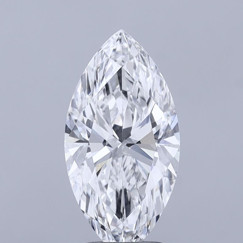 2.56ct Marquise D VVS2 Lab-Grown Diamond