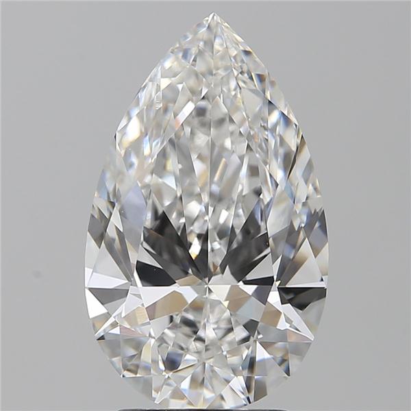 2.71ct Pear E VVS2 Lab-Grown Diamond