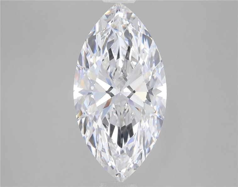 3.09ct Marquise D VVS2 Lab-Grown Diamond