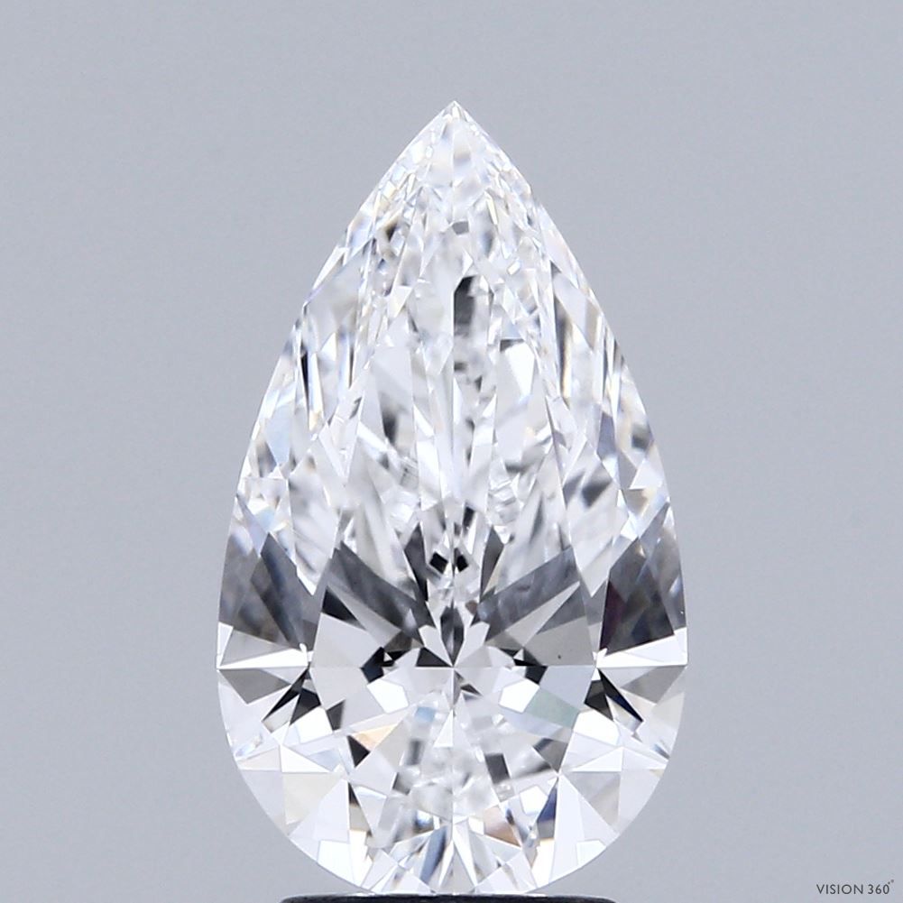 3.04ct Pear D VS1 Lab-Grown Diamond