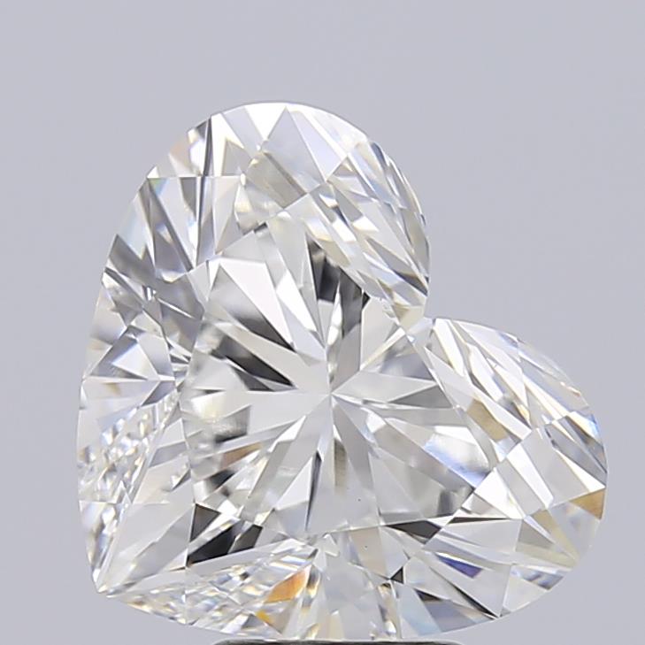 6.08ct Heart F VVS2 Lab-Grown Diamond