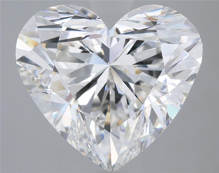 5.05ct Heart F VVS2 Lab-Grown Diamond