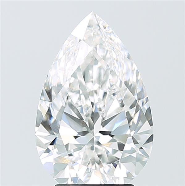 3.07ct Pear E VVS2 Lab-Grown Diamond