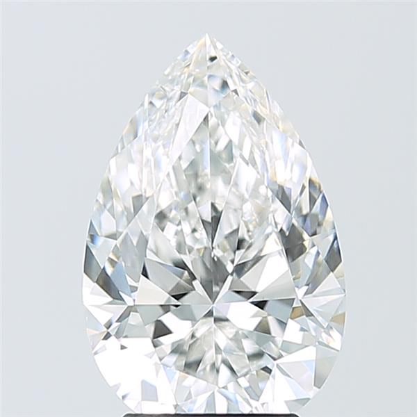 3.07ct Pear E VVS2 Lab-Grown Diamond