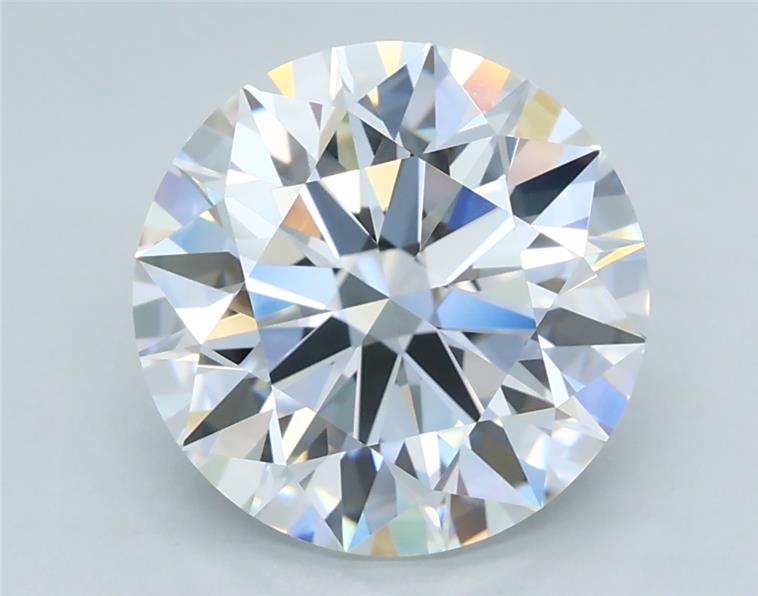 3.17ct Round D FL Lab-Grown Diamond