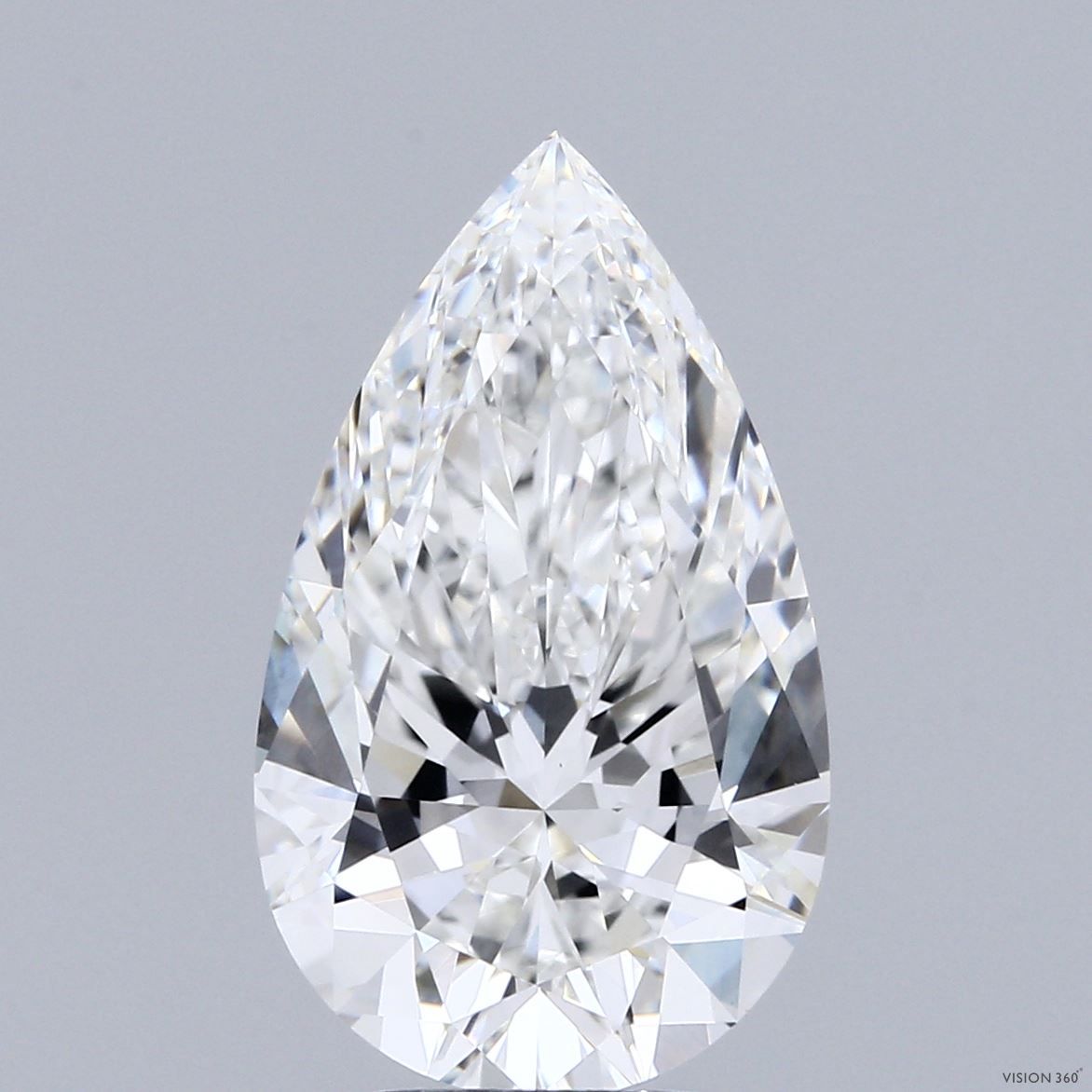 5.07ct Pear F VVS2 Lab-Grown Diamond