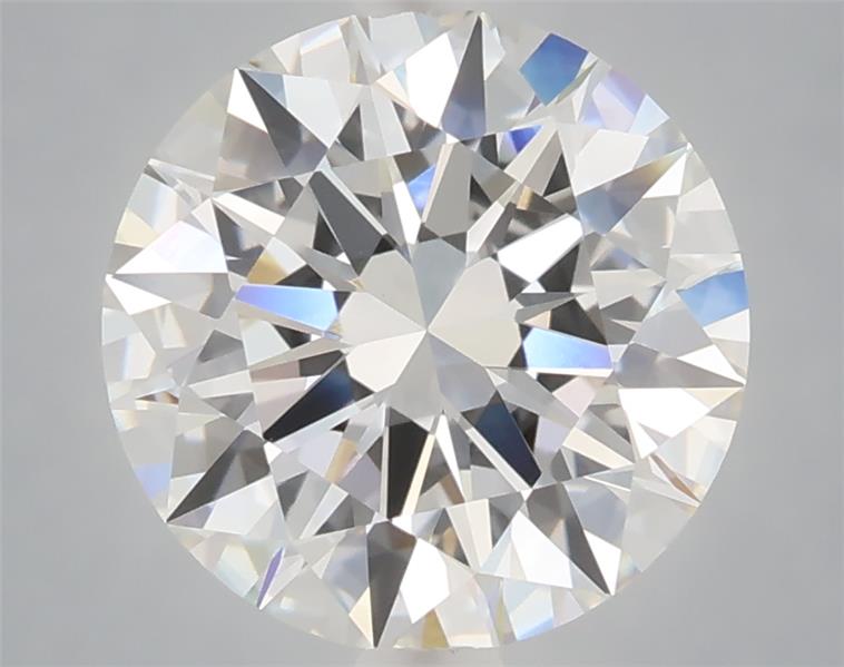 3.08ct Round E VVS2 Lab-Grown Diamond