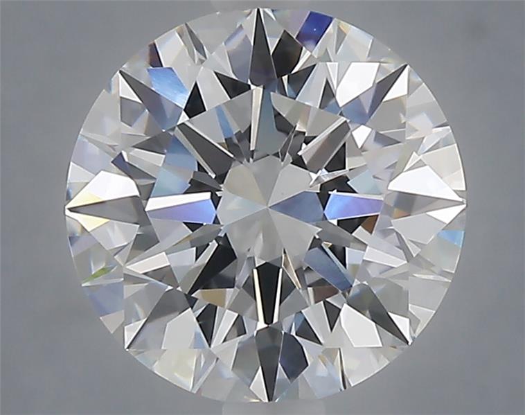 3.08ct Round E VVS2 Lab-Grown Diamond