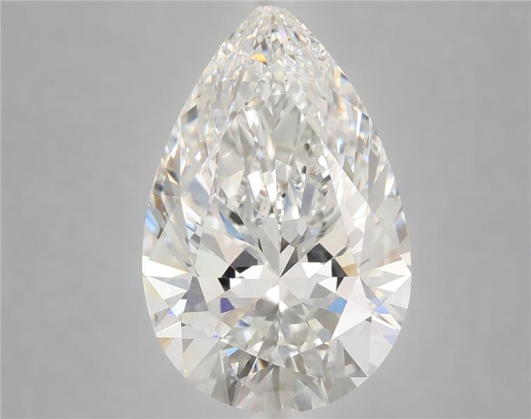 6.06ct Pear F VVS2 Lab-Grown Diamond