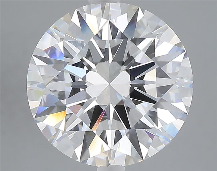 5.1ct Round F VVS2 Lab-Grown Diamond