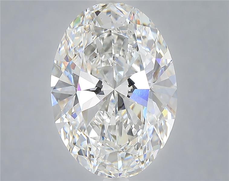 5.26ct Oval F VS2 Lab-Grown Diamond