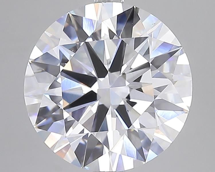 7.01ct Round F VVS2 Lab-Grown Diamond