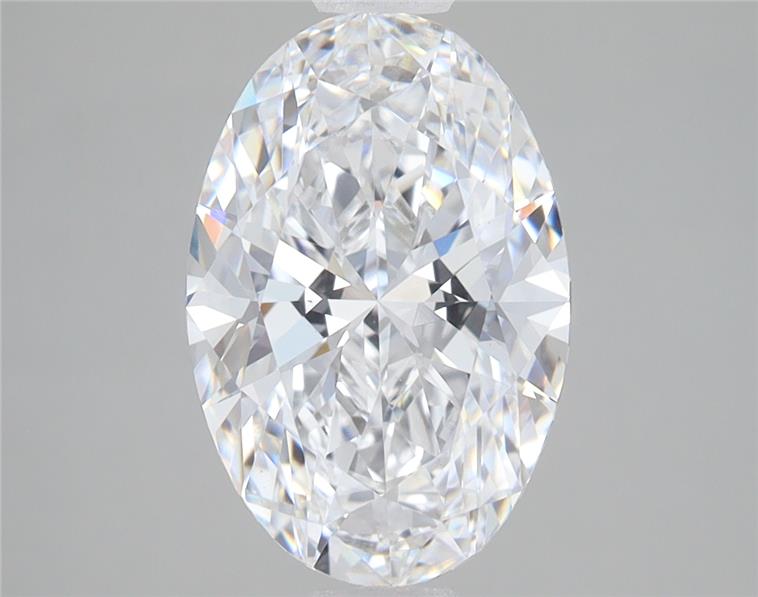 3.02ct Oval D VVS2 Lab-Grown Diamond