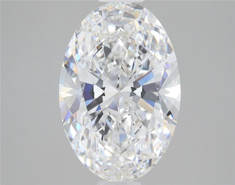 3ct Oval D VVS2 Lab-Grown Diamond