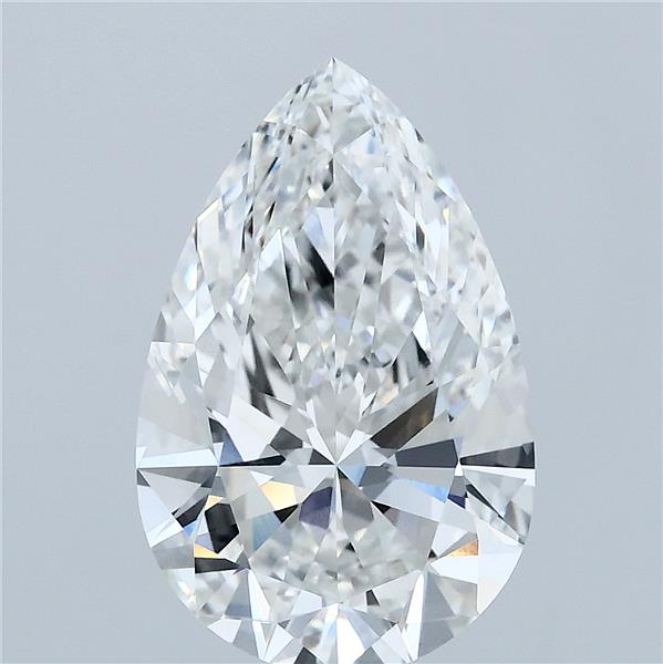3.5ct Pear F VVS2 Lab-Grown Diamond