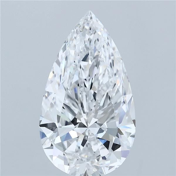 3.21ct Pear D VVS2 Lab-Grown Diamond