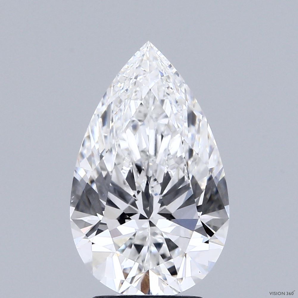 3.08ct Pear E VS1 Lab-Grown Diamond