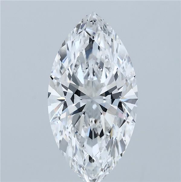 3.06ct Marquise D VVS2 Lab-Grown Diamond