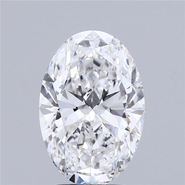 3ct Oval D VS2 Lab-Grown Diamond