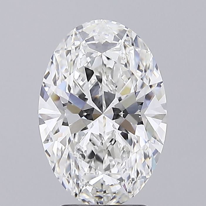 3.12ct Oval F VVS2 Lab-Grown Diamond